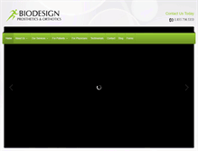 Tablet Screenshot of biodesign.ca